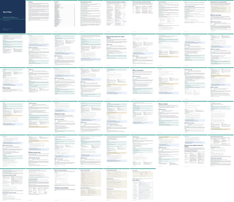 Every page of Save Plays at a glance